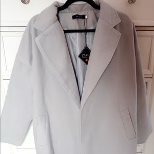 Grey Coat Mid-Length